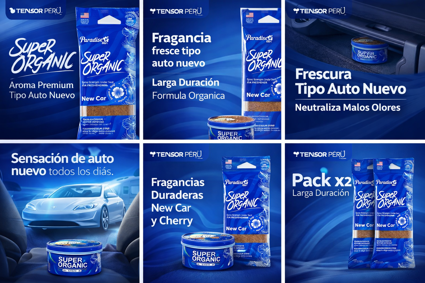 Super Organic New Car – Aroma Premium Tipo Auto Nuevo