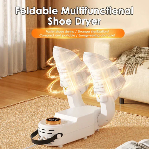 SECADOR ELÉCTRICO DE ZAPATOS  PORTATIL CON LUZ UV